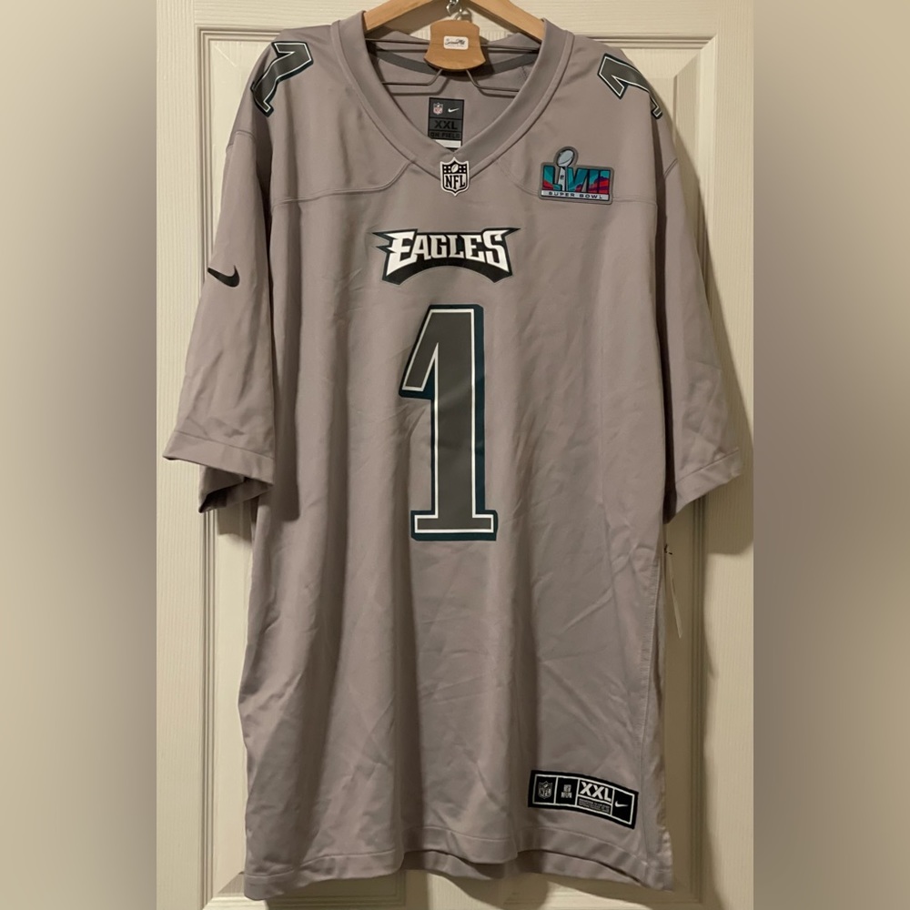 Jalen Hurts Super Bowl LVII Jersey Nike Philadelphia Eagles Mens Size XXL NEW